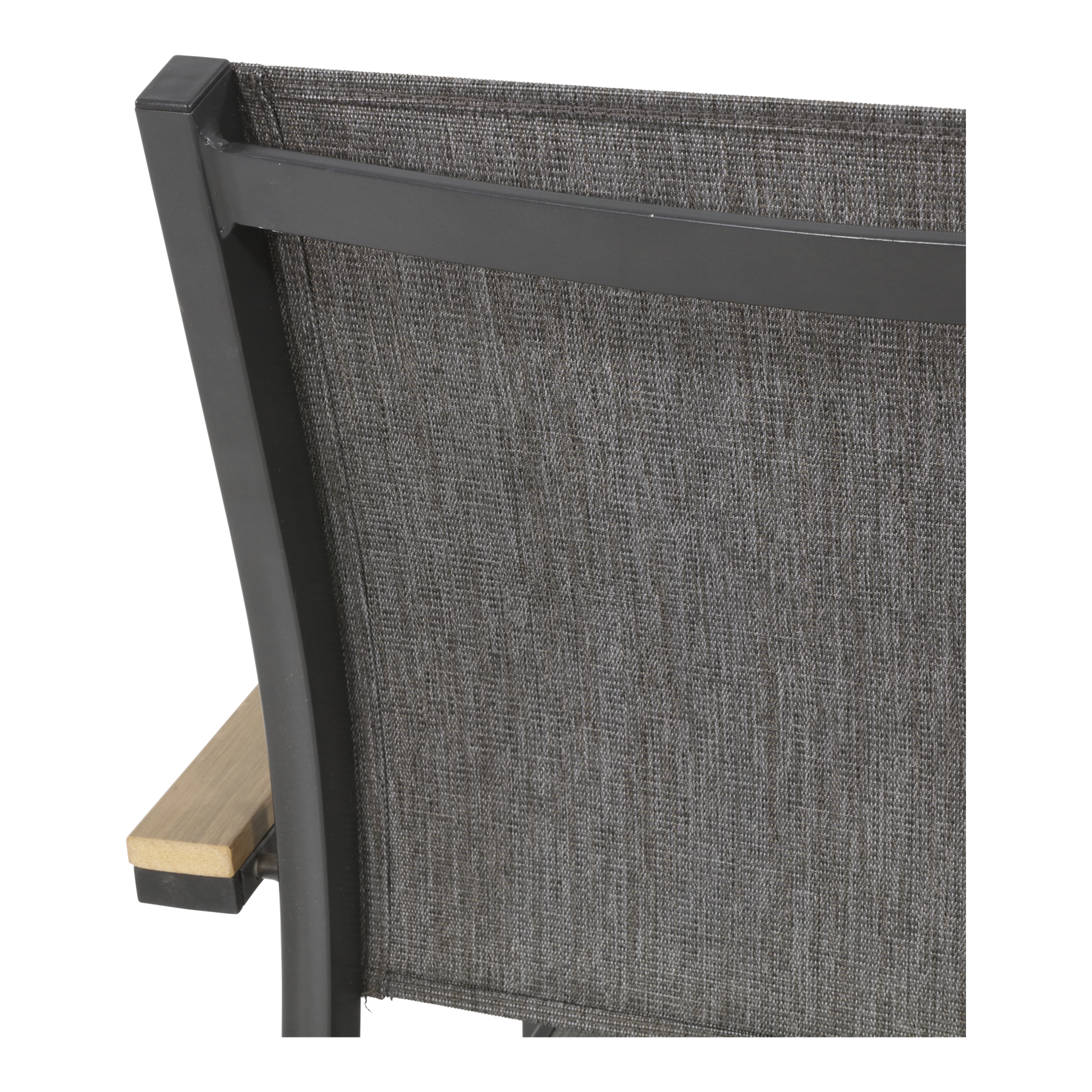 Lesli Living Arezzo - Tuinstoel - Grijs - 1x57x62 cm