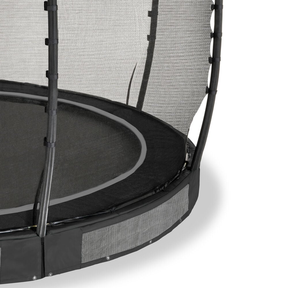 EXIT Allure Premium - Inground trampoline - Zwart - 427 cm