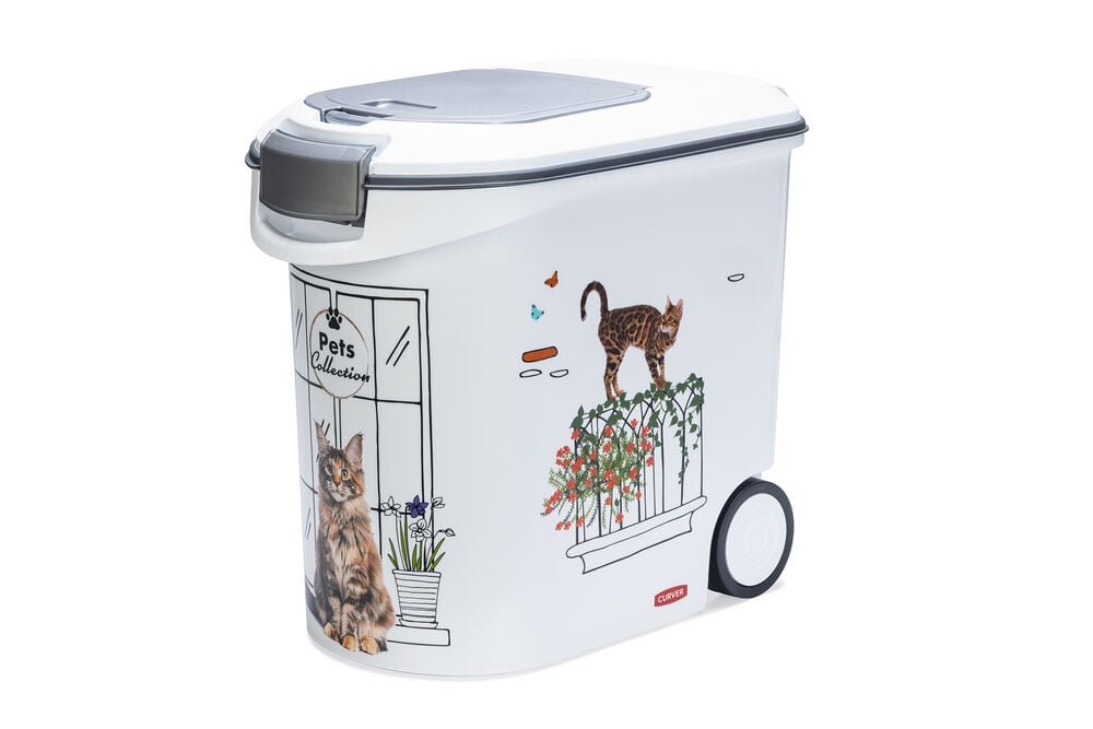 Curver Kat - Voercontainer - 35 l - Wit Curver Kat - Voercontainer - 35 l - Wit