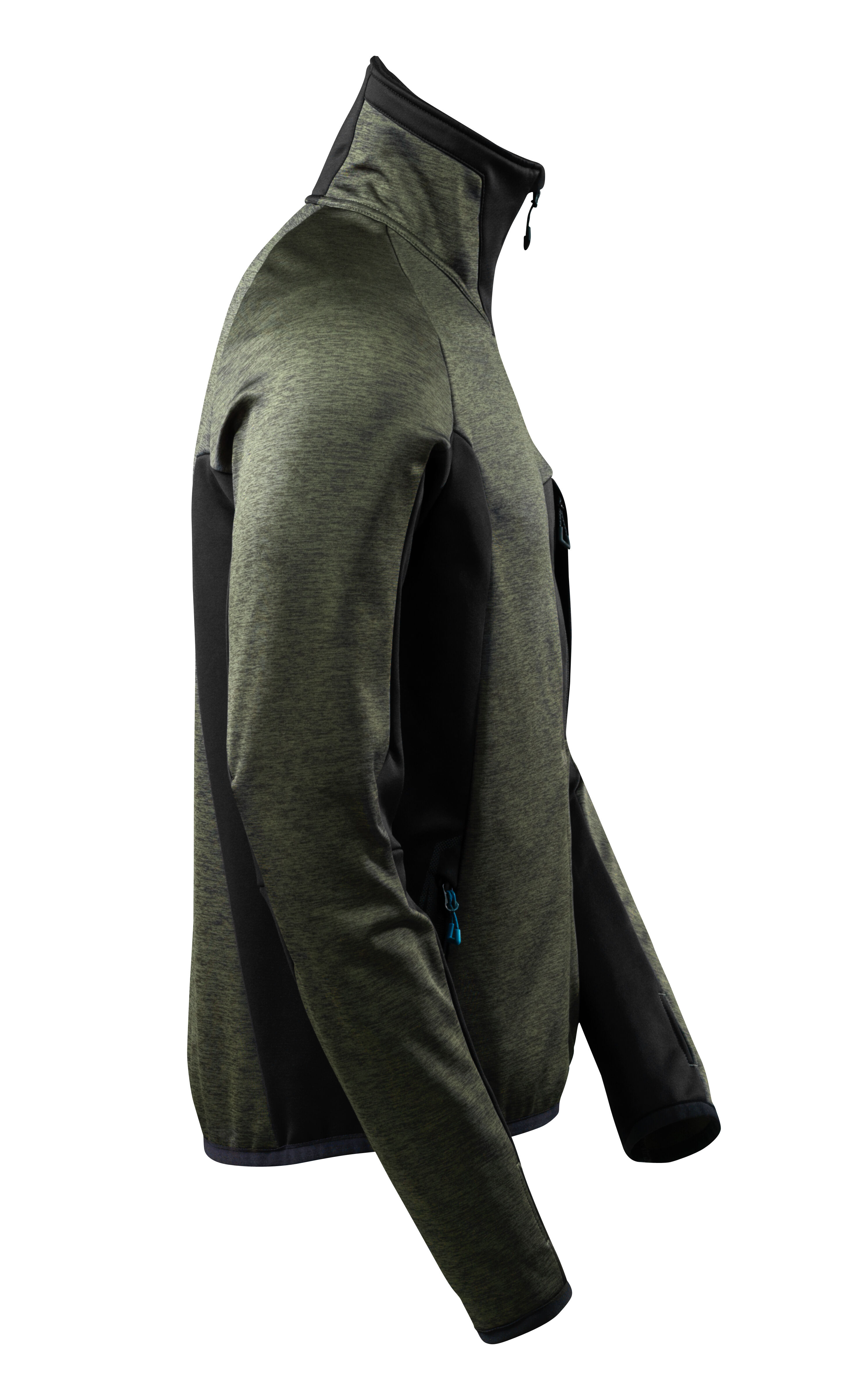 MASCOT Advanced - Fleecevest - Mosgroen / zwart - L