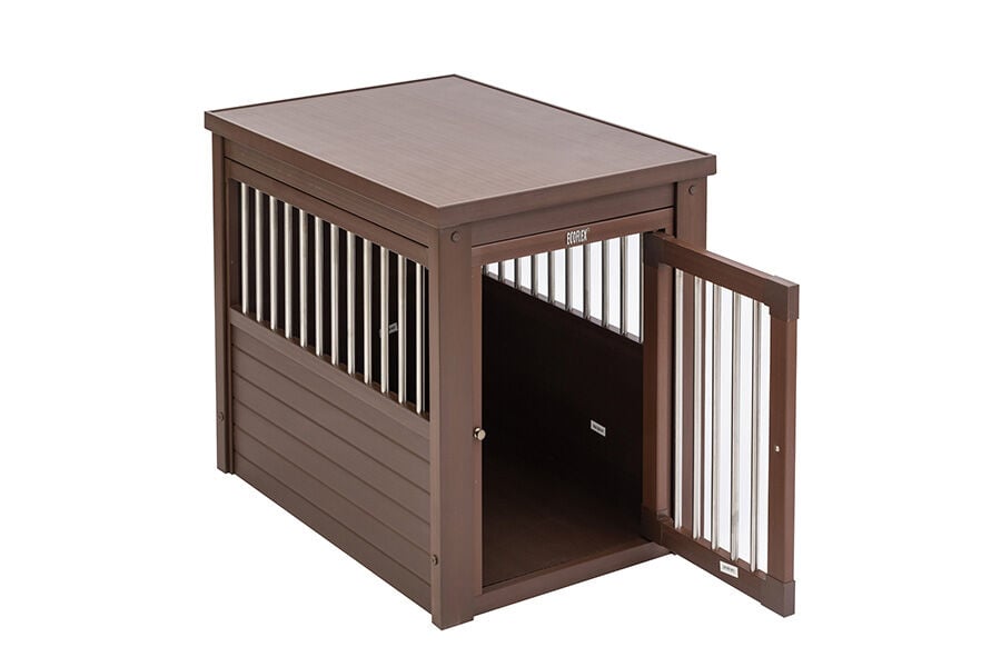 New Age Pet® InnPlace Crate - Hondenbench meubel - bruin - 70x108x78 cm - XL