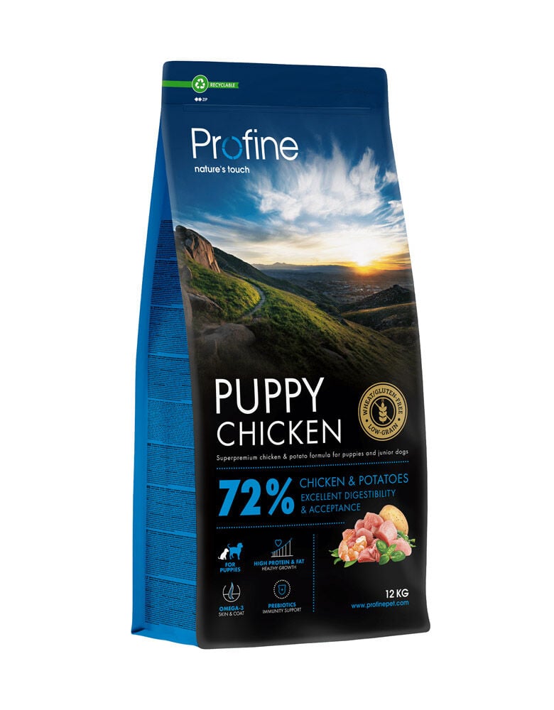 Profine Puppy Chicken & Potatoes - Hondenvoer - 12 Kilogram - kip Profine Puppy Chicken & Potatoes - Hondenvoer - 12 Kilogram - kip