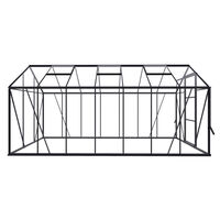 Royal Well Kate V Full Options - Tuinkas - Zwart - 217x192x436 cm - Veiligheidsglas