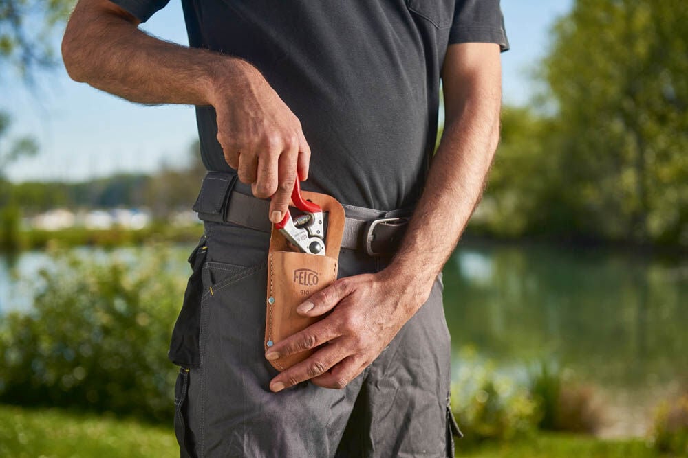 Felco 910 - Lederen Holster - Bruin