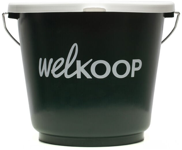 Welkoop Voeremmer met Deksel 12L - Groen - 26x32.3x31 cm Welkoop Voeremmer met Deksel 12L - Groen - 26x32.3x31 cm