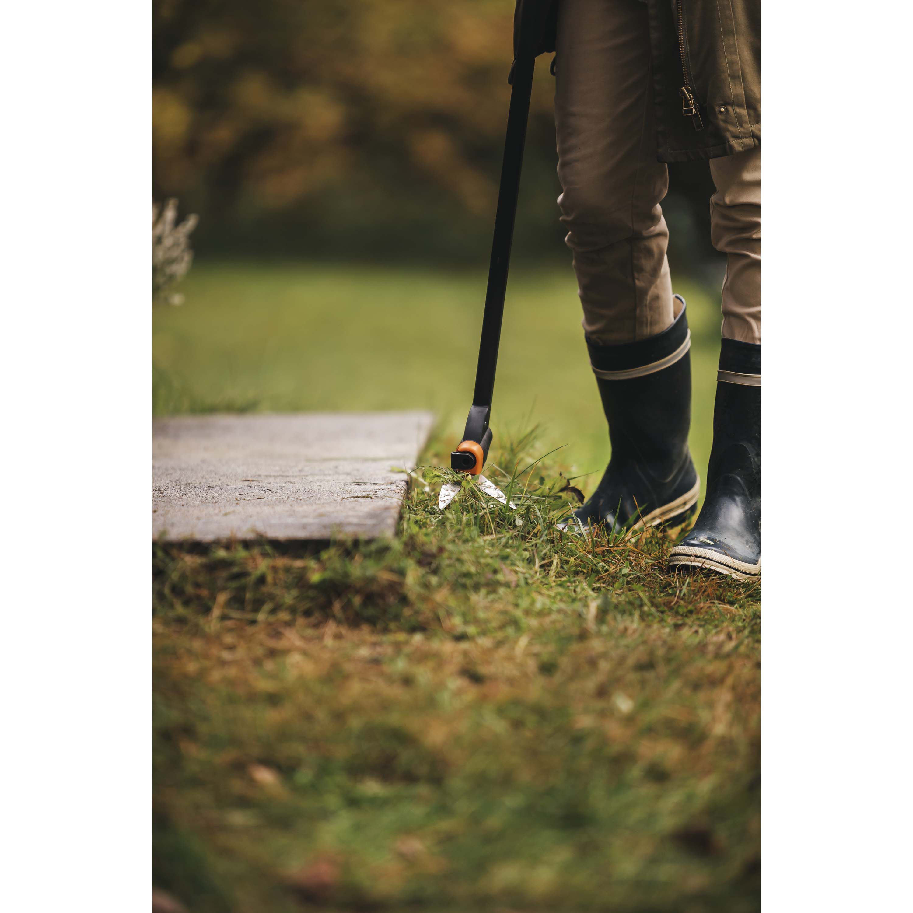 Fiskars GS46 - Graskantenschaar Op Steel Lang