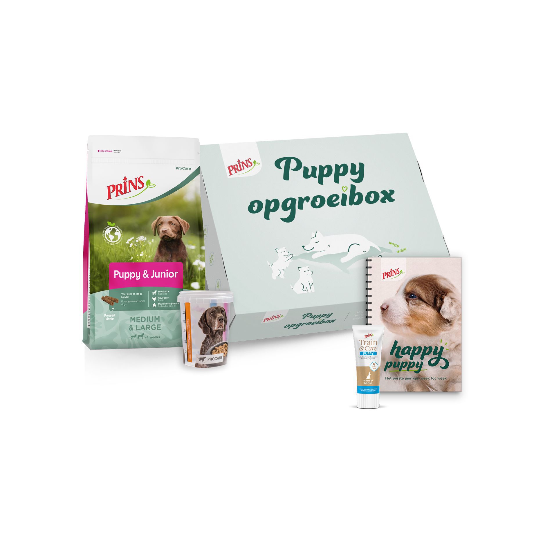 Prins Opgroeibox ProCare Puppy & Junior Perfect Start - Hondenvoer Prins Opgroeibox ProCare Puppy & Junior Perfect Start - Hondenvoer