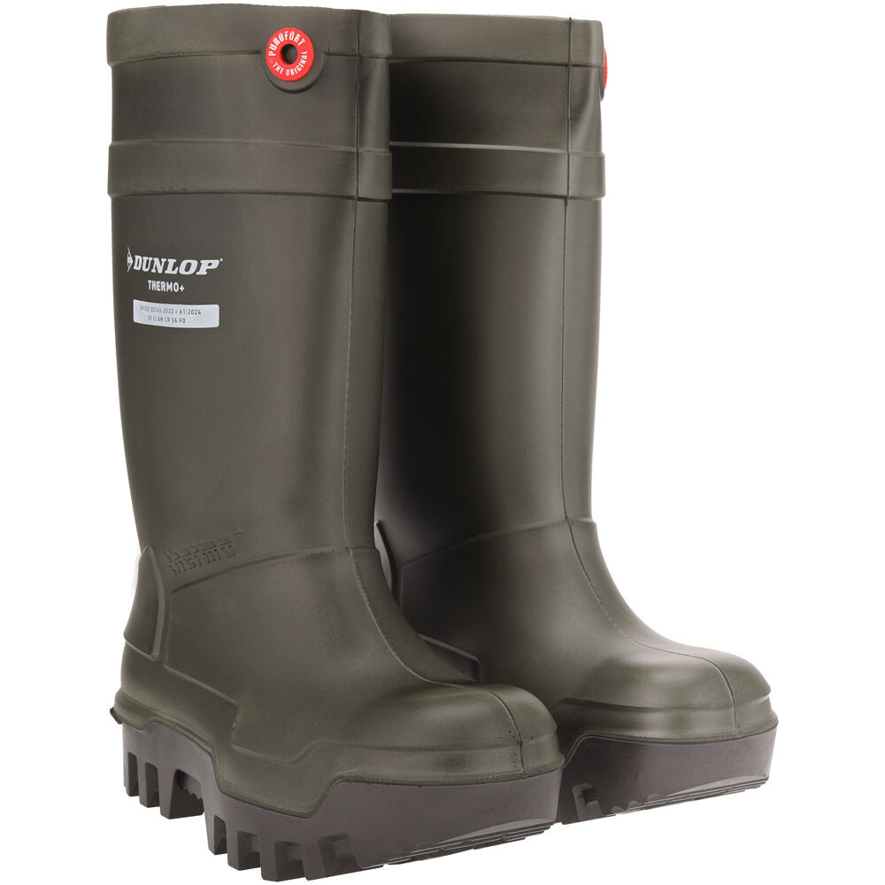 Dunlop Purofort Thermo+ Full Safety C662933.HA - Werklaarzen - Donkergroen - 43