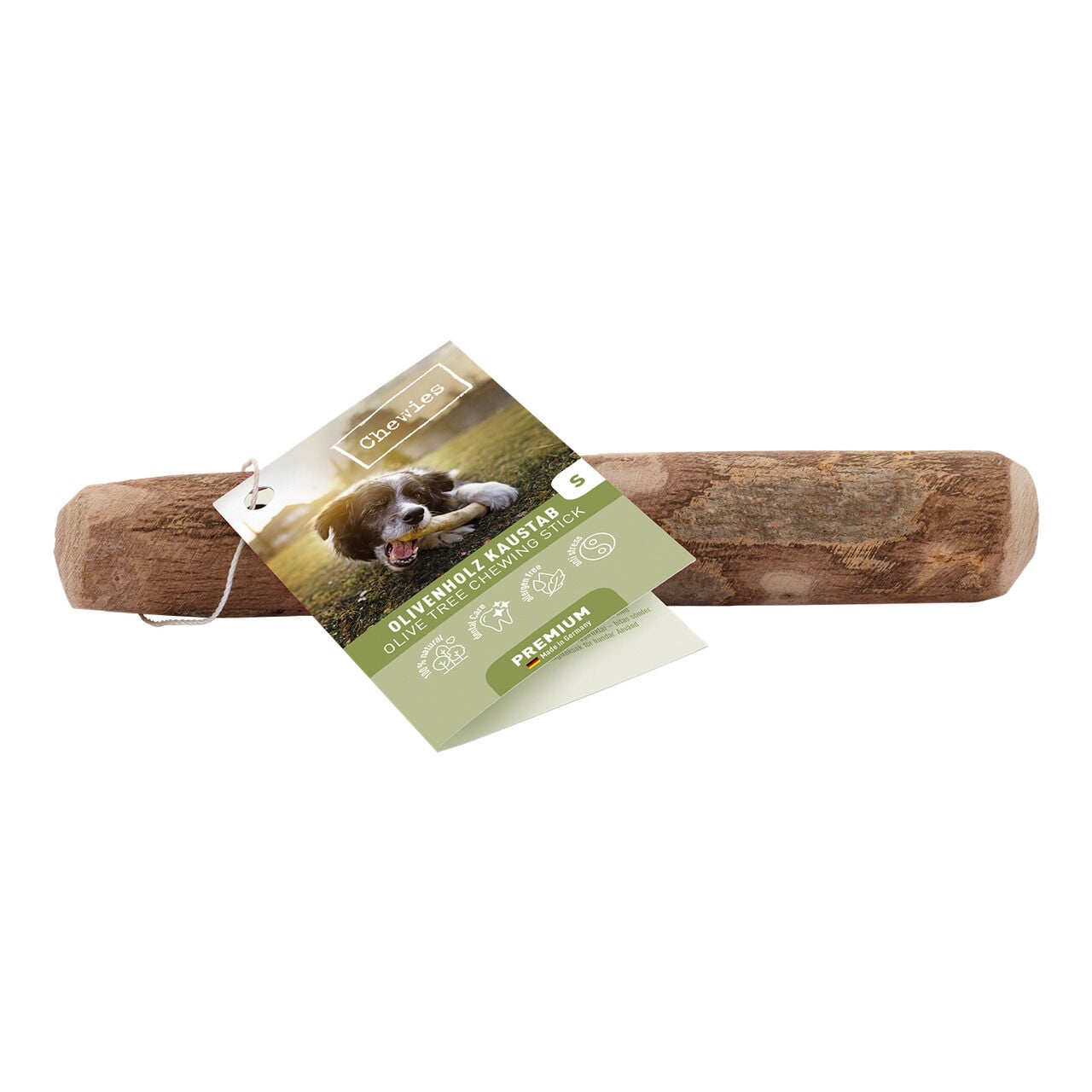 Chewies Kauwstaaf Olijfhout - Hondensnack - olijfhout - S Chewies Kauwstaaf Olijfhout - Hondensnack - olijfhout - S