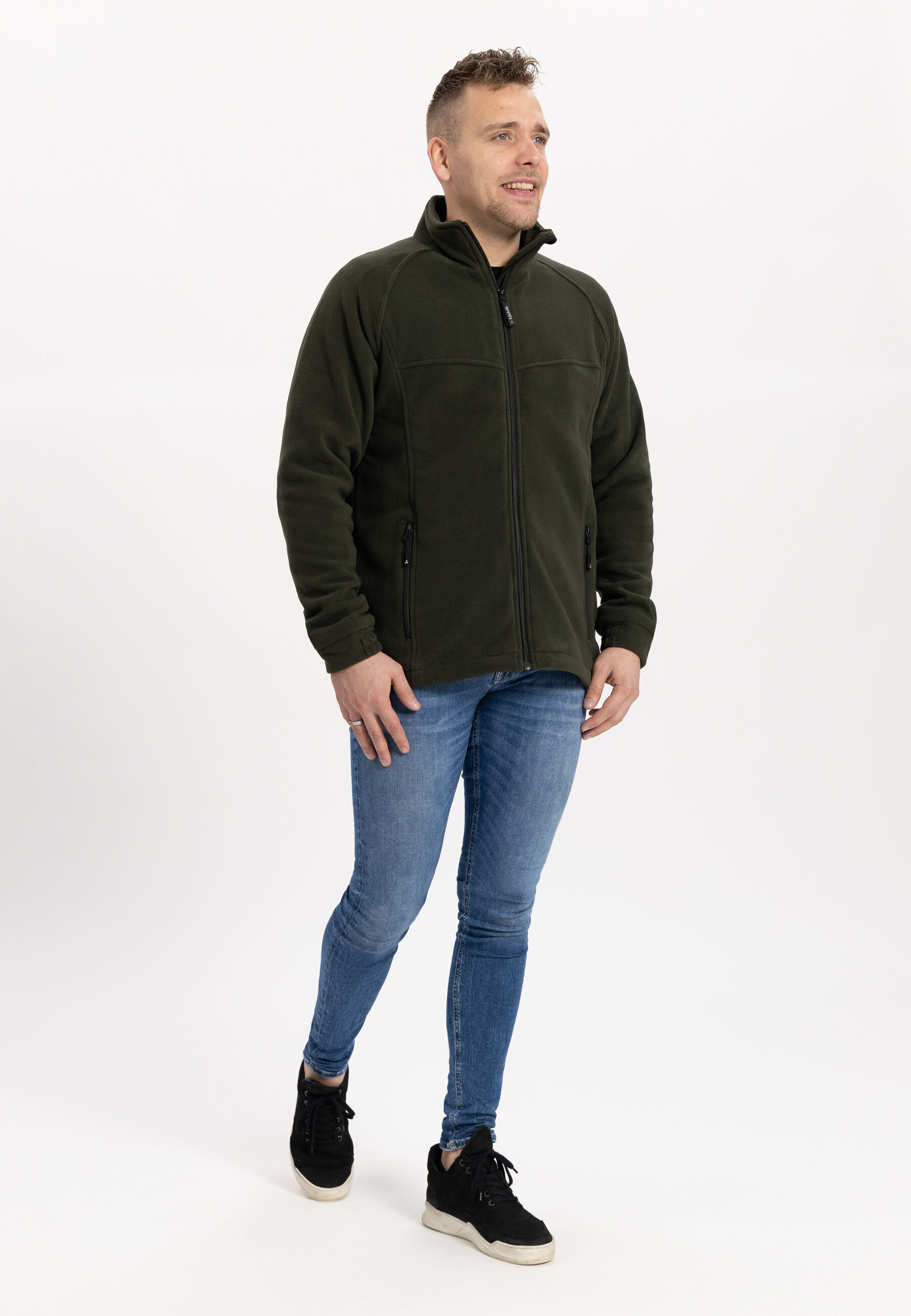 Kjelvik Fjord - Fleece vest - Groen - S Kjelvik Fjord - Fleece vest - Groen - S