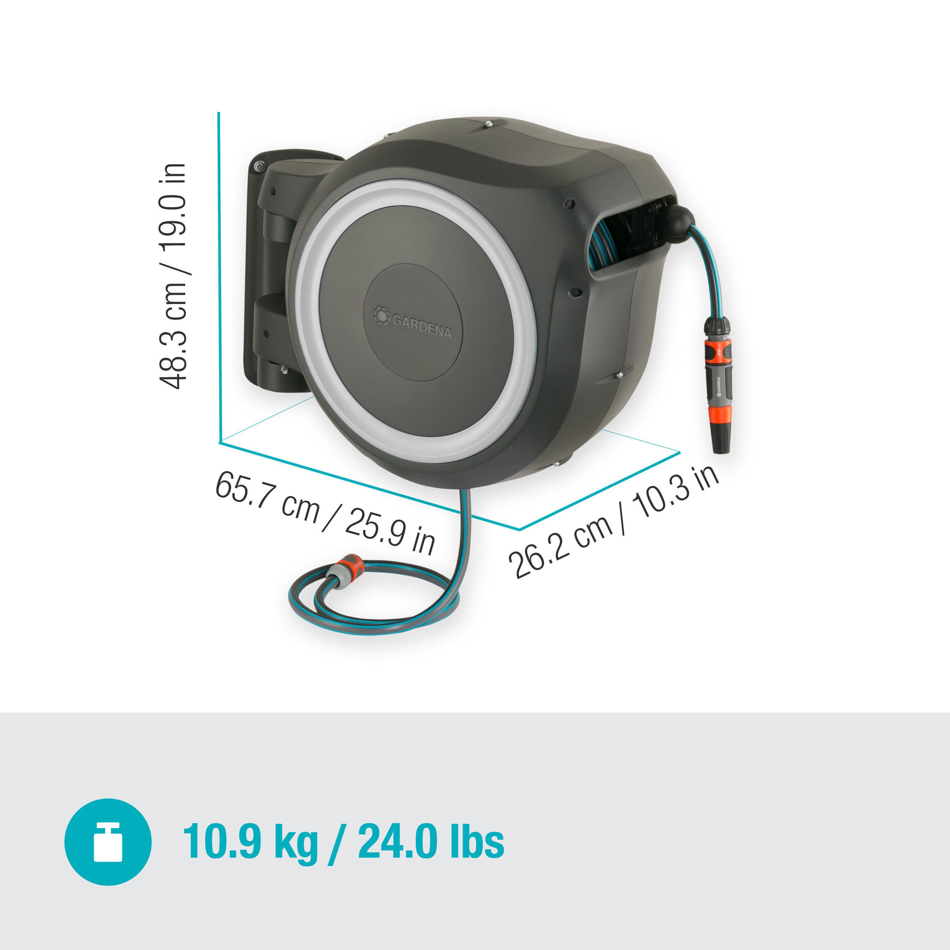 Gardena RollUp M/L - Wandslangenbox