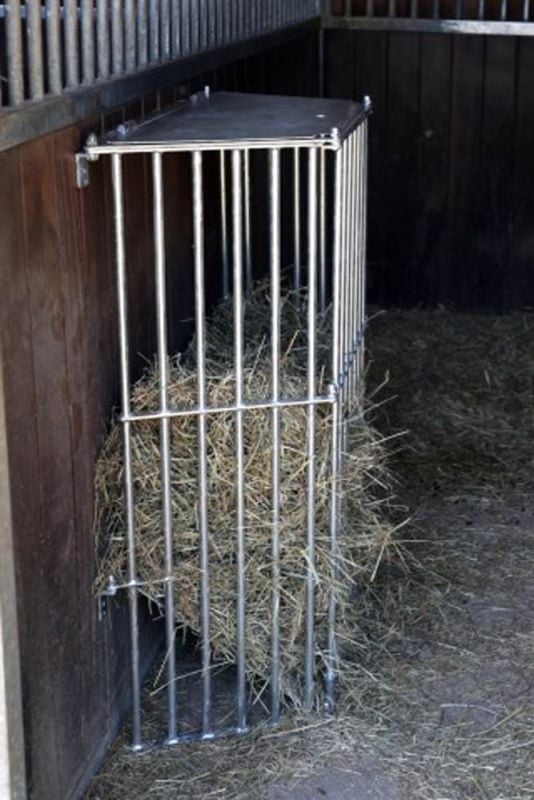 Kerbl Voederbesprarend - Hooiruif - Grijs - 41x114x81 cm