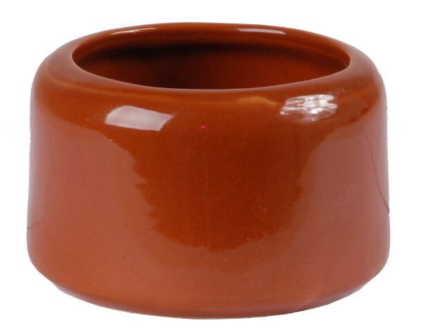 Beeztees Weduwschapbakje Geglazuurd - Vogel accessoires - 5x5x10 cm