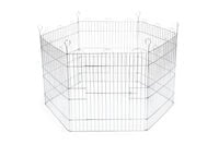 Beeztees Verzinkt 6-delig - Konijnenren - Zilver - 66.5x58x1 cm