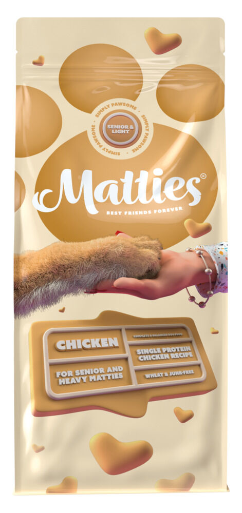 Matties Senior & Light - Hondenvoer - 12 Kilogram - kip Matties Senior & Light - Hondenvoer - 12 Kilogram - kip