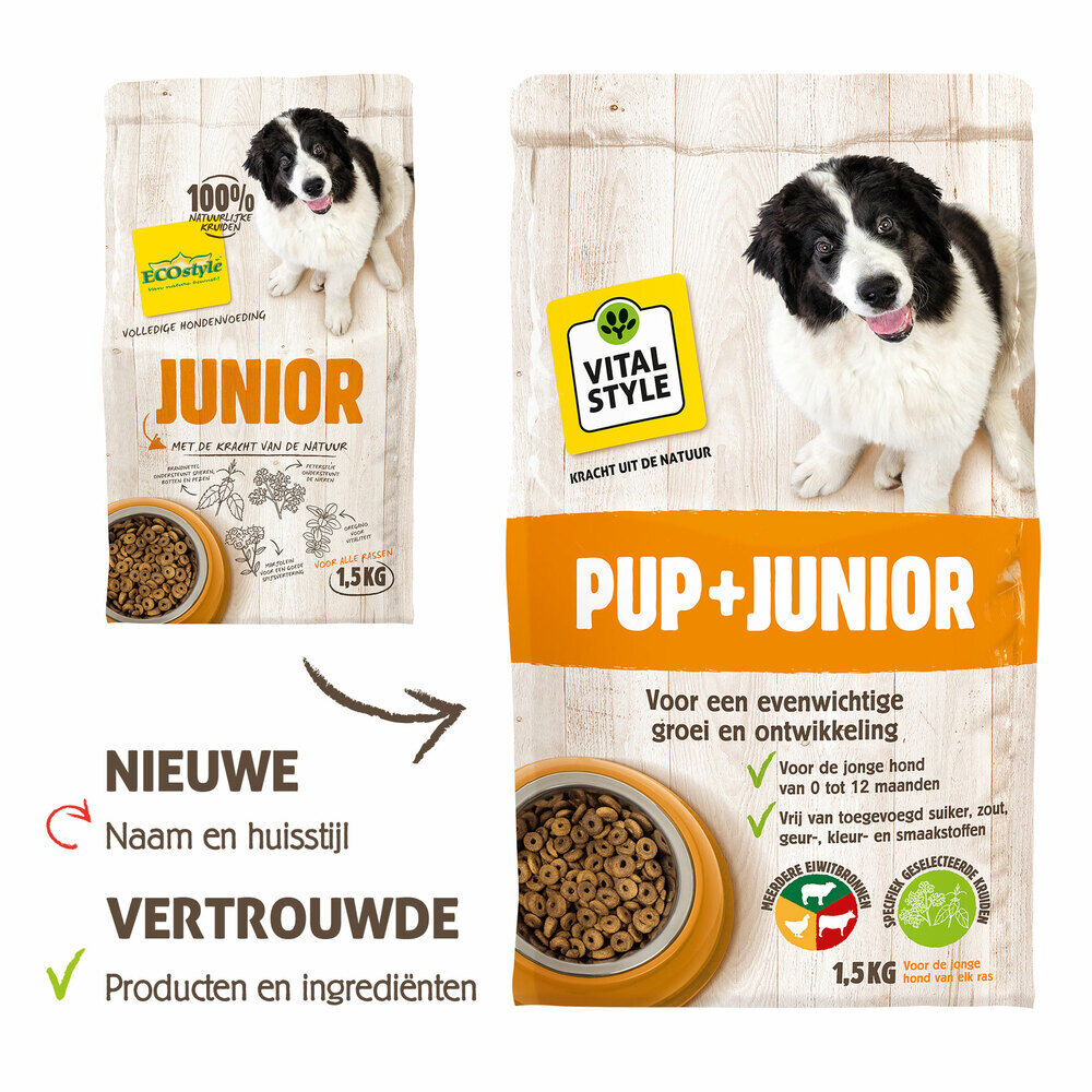 VITALstyle Junior - Hondenvoer - 1.5 Kilogram