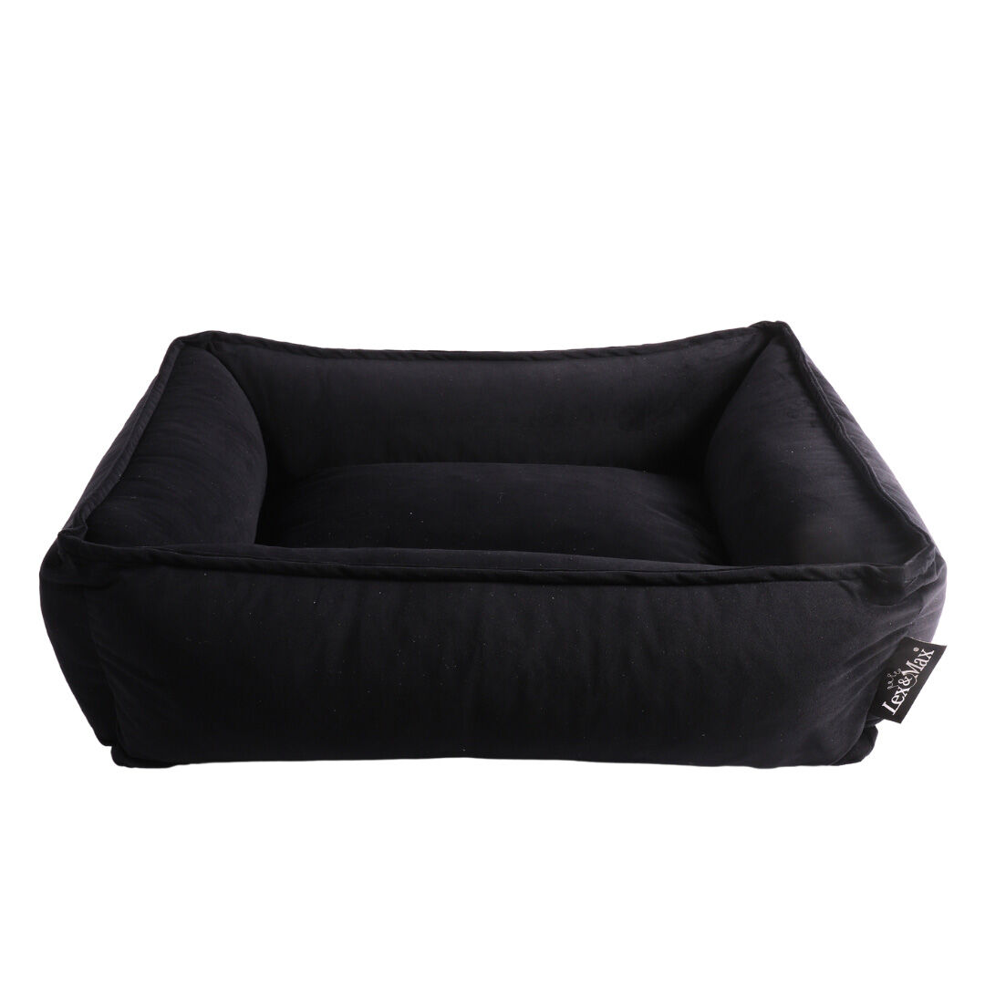 Lex & Max Amsterdam - Hondenmand - Zwart - 70x90x20 cm - M Lex & Max Amsterdam - Hondenmand - Zwart - 70x90x20 cm - M