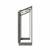 Royal Well Emma I - Muurkas - Groengrijs - 194x132x69 cm - Veiligheidsglas