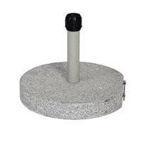 Lesli Living - Parasolvoet rond - 30kg - Graniet