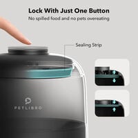 Petlibro Air - Automatische Kattenvoerbak - 2 l - Zwart - 1x35.8x1 cm