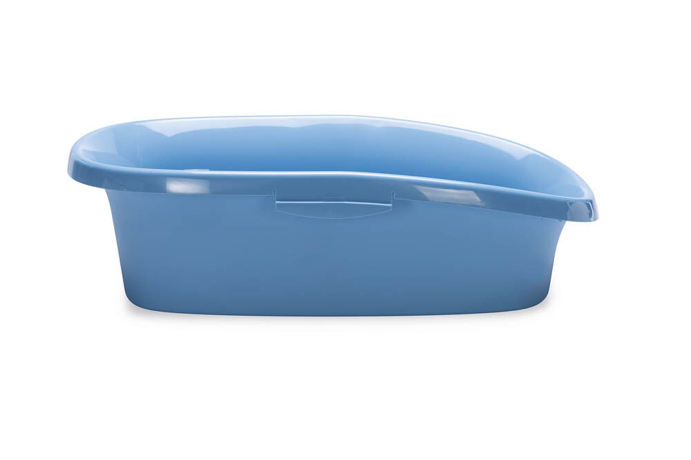 Stefanplast Sprint 20 - Kattenbak - Open - Wit Blauw - 17x58x39 cm