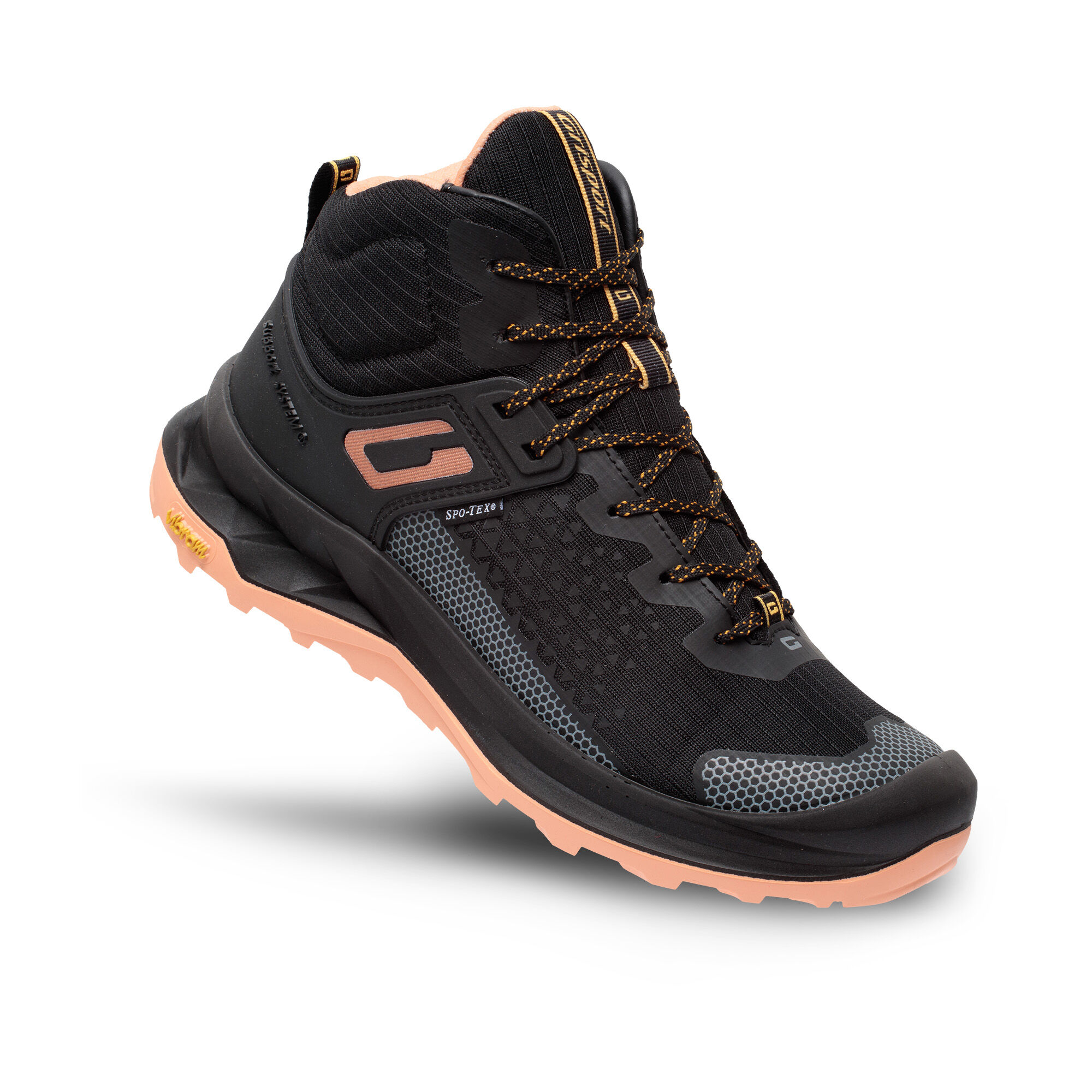 Grisport Explorer mid - Wandelschoenen - Zwart / Perzik - 36