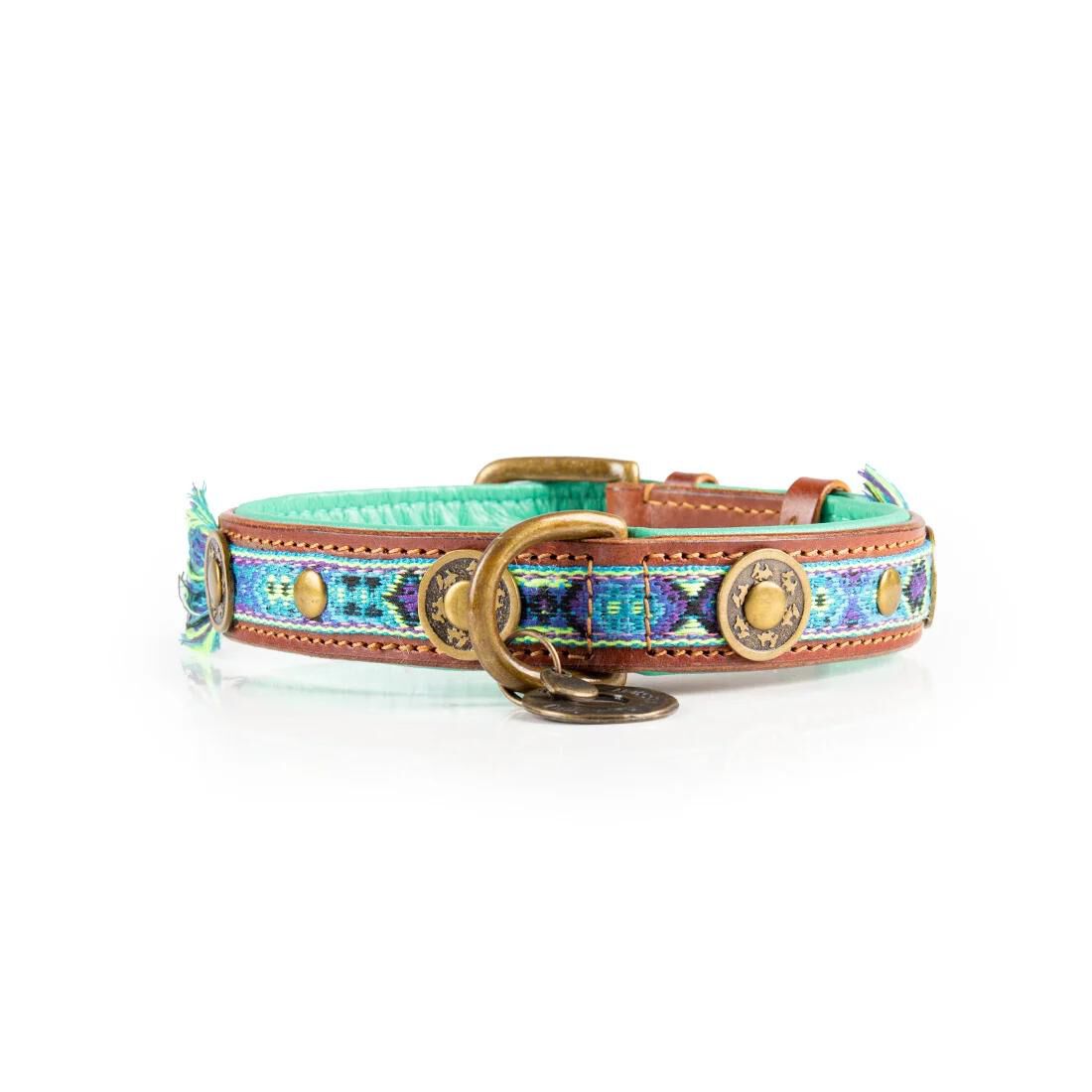 Dwam Juan - Halsband Hond - Blauw - 34 tot 39 cm Dwam Juan - Halsband Hond - Blauw - 34 tot 39 cm