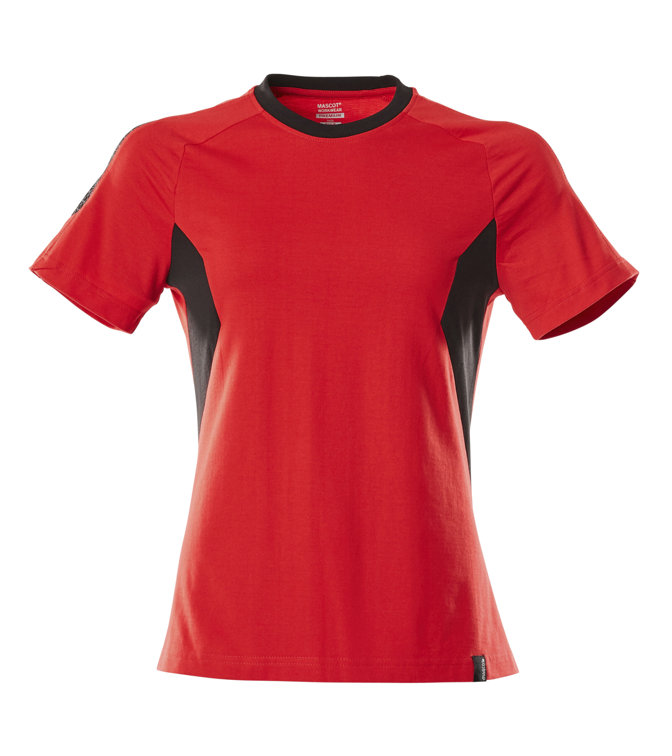 Mascot Accelerate Dames - T-shirt - Rood/Zwart - M Mascot Accelerate Dames - T-shirt - Rood/Zwart - M