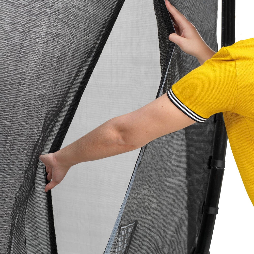 Exit Dynamic - Groundlevel trampoline - Zwart - 275x458 cm