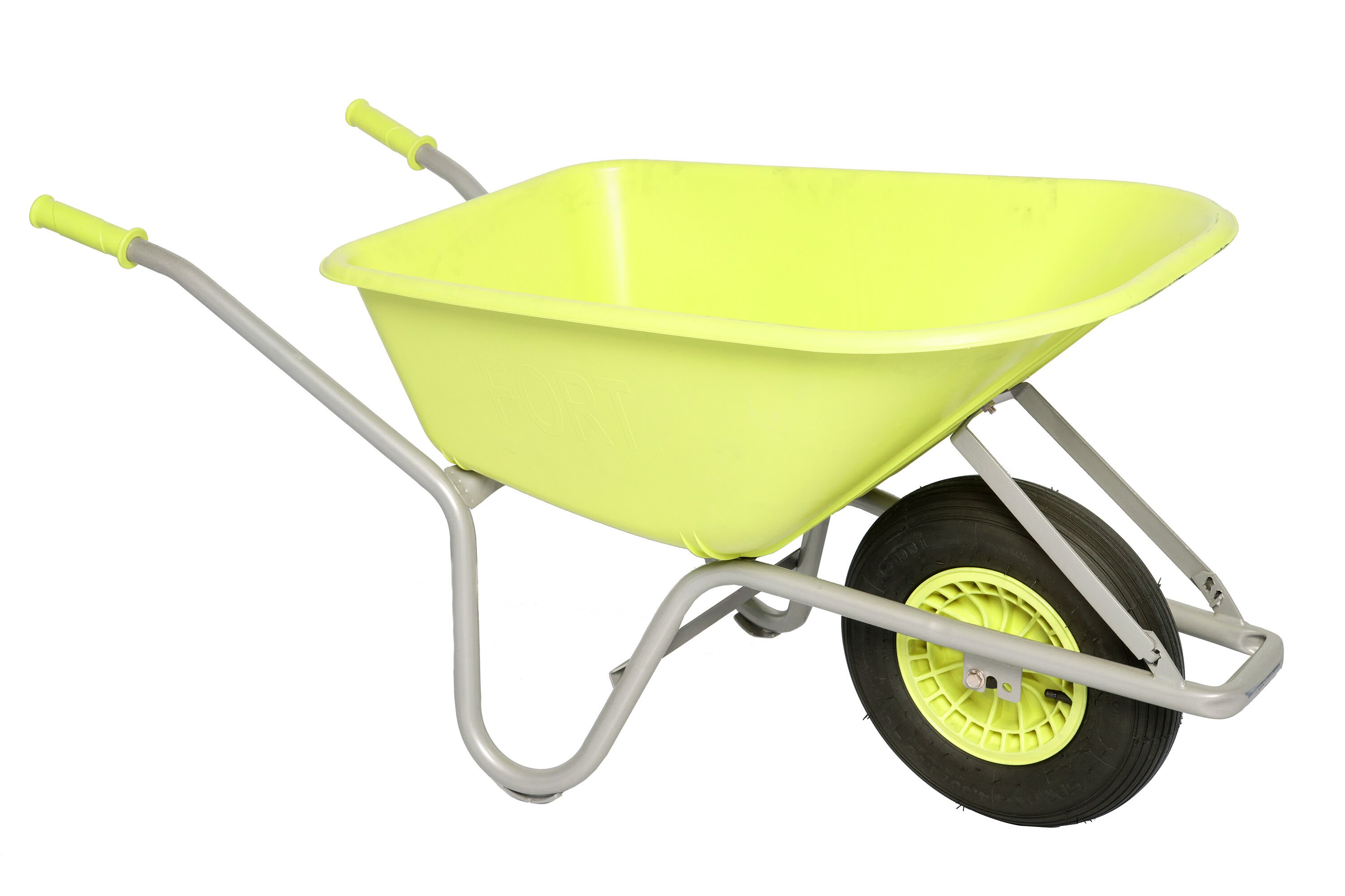 FORT TKA-100 - Kruiwagen - Lime - 100 liter - 13 cm