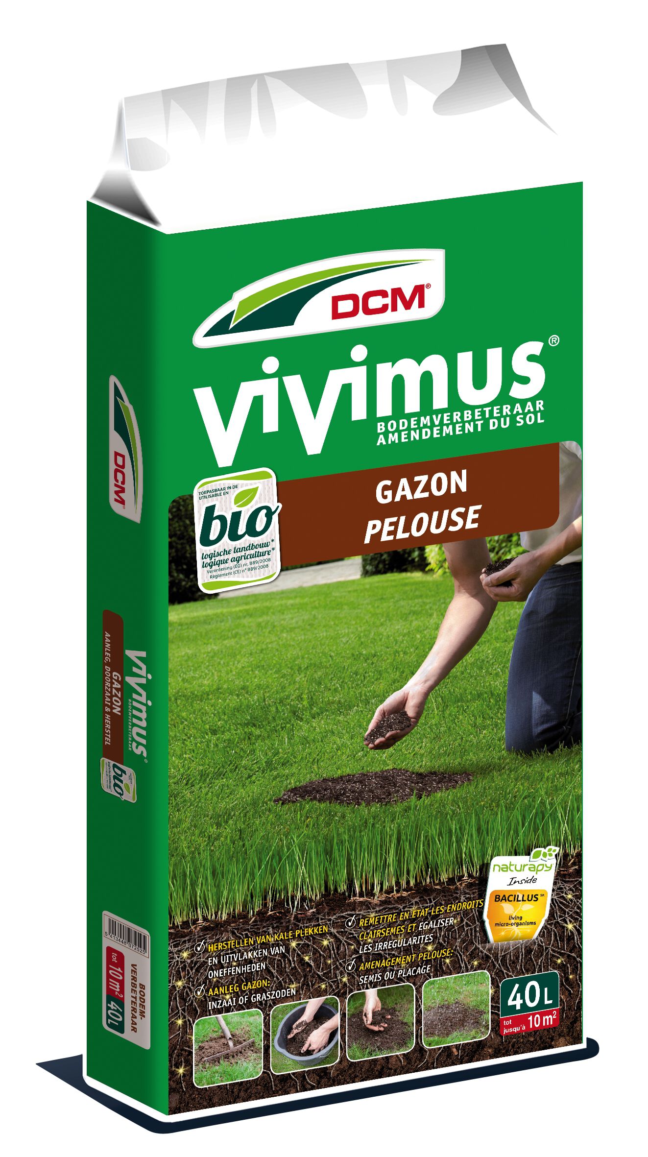 DCM Vivimus Gazon - Bodemverbeteraar - 40 Liter DCM Vivimus Gazon - Bodemverbeteraar - 40 Liter