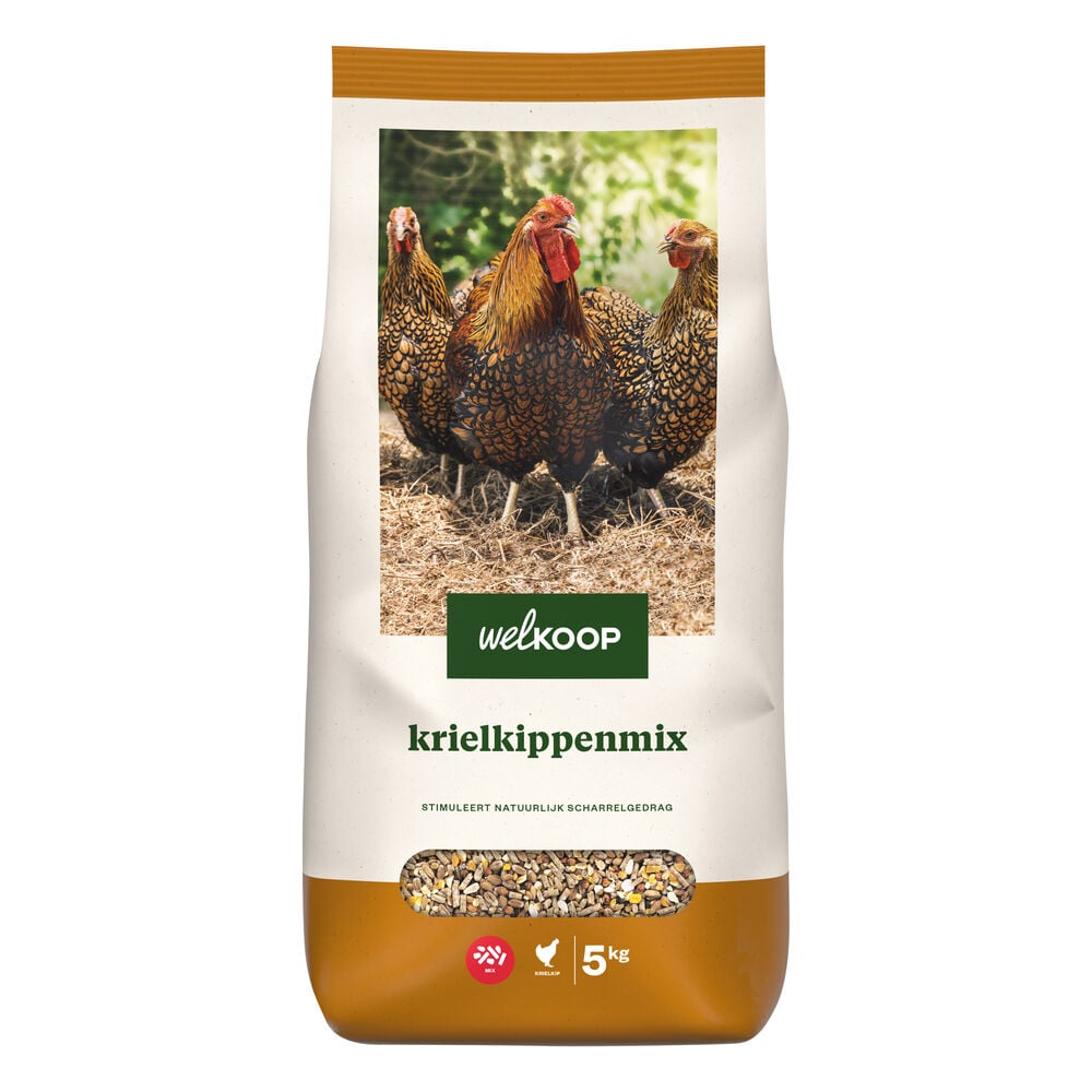 Welkoop Krielkippenmix - Kippenvoer - 5 Kilogram Welkoop Krielkippenmix - Kippenvoer - 5 Kilogram