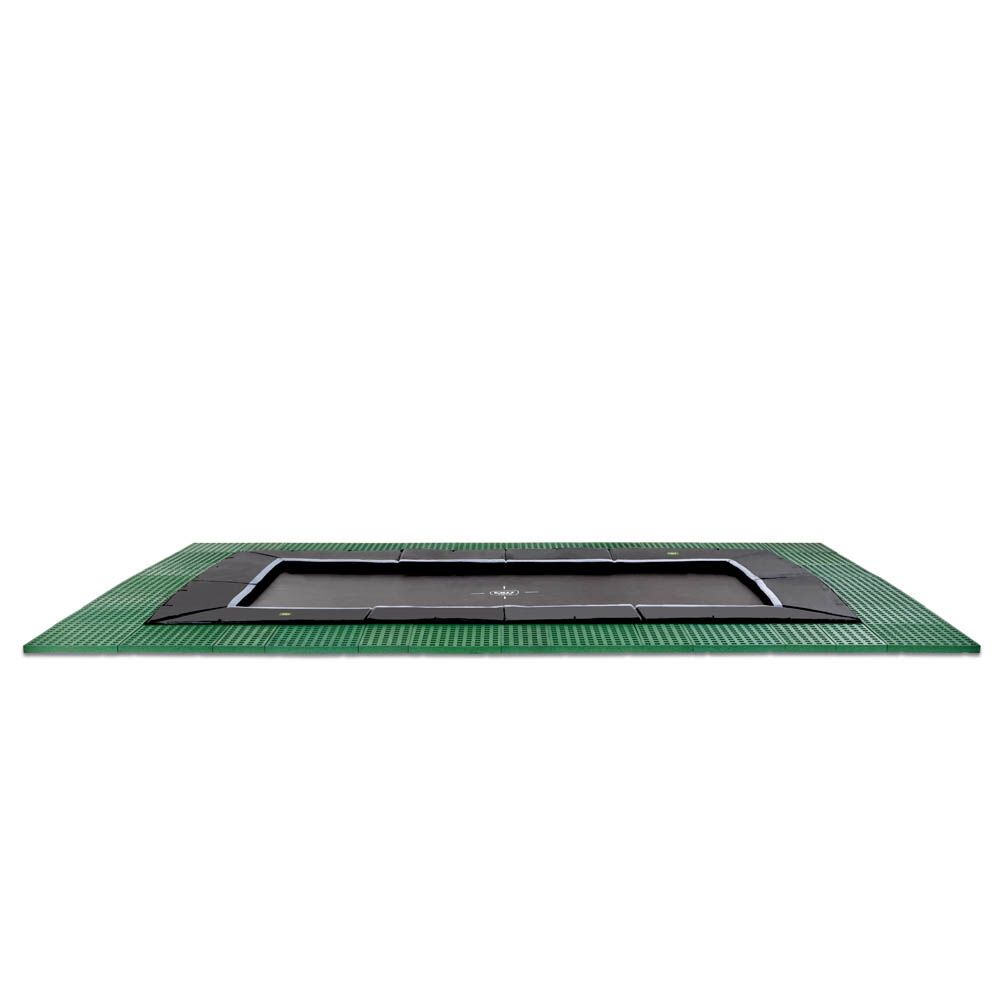 Exit Dynamic - Groundlevel trampoline - Zwart - 1x305x519 cm
