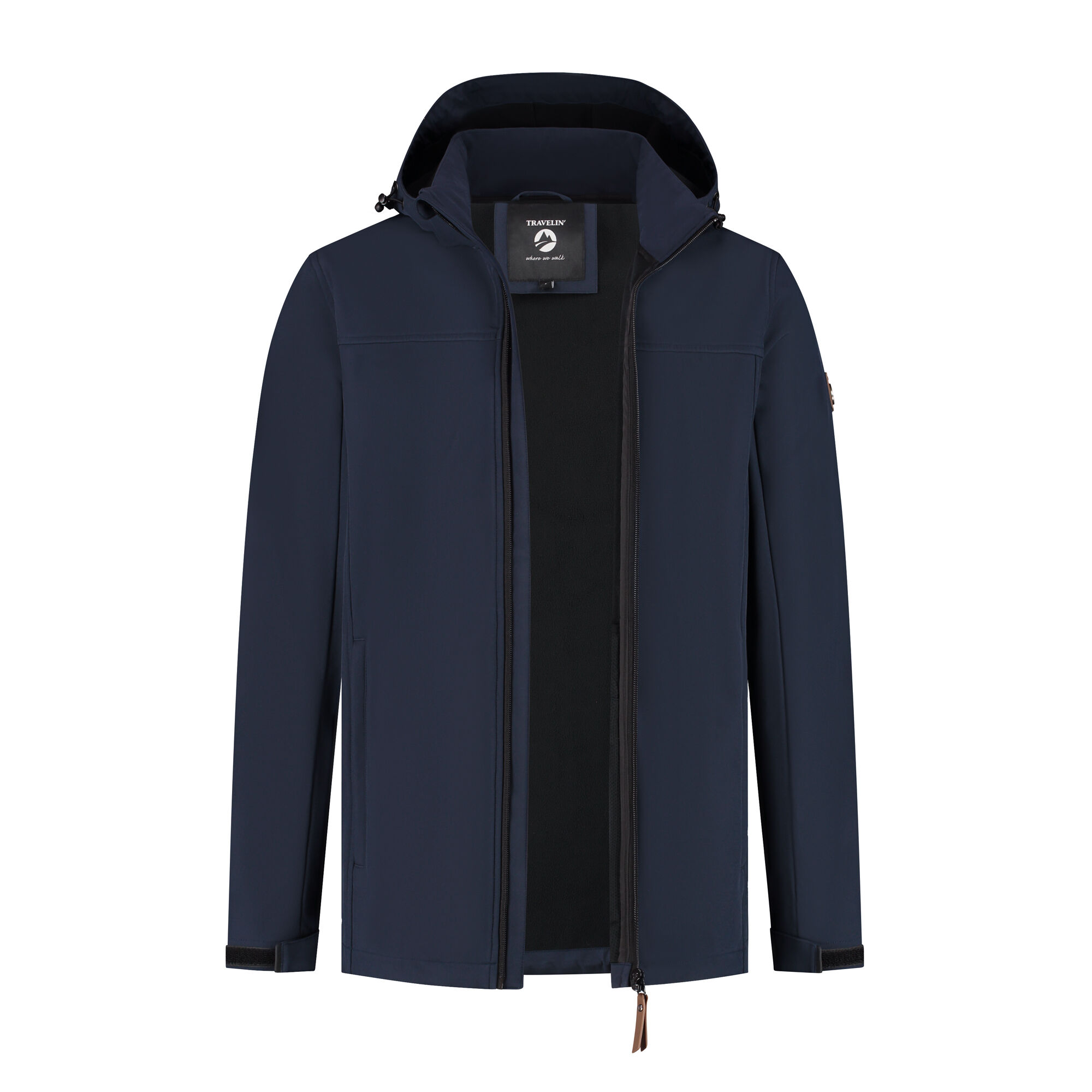 Travelin Mikkel - Softshell jas - Navy - M
