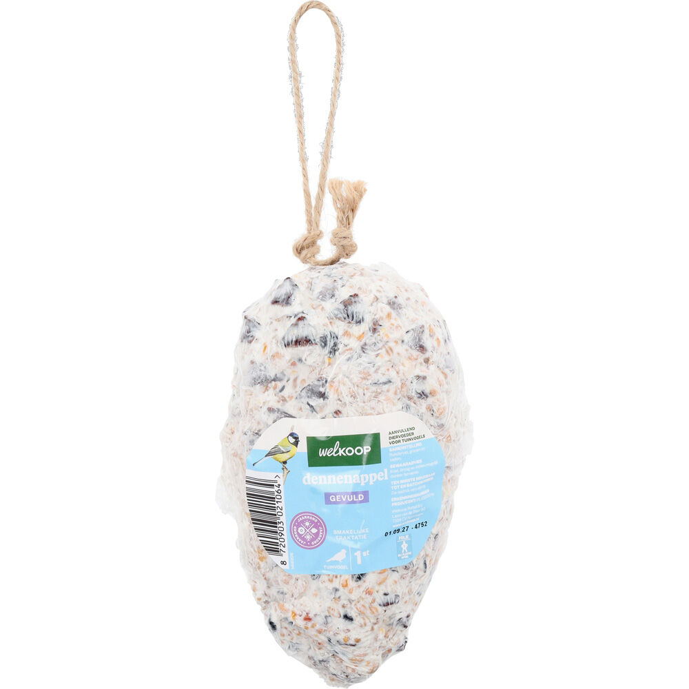 Welkoop - Gevulde Dennenappel - Tuinvogelvoer