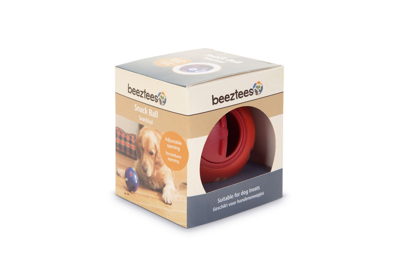 Beeztees Snackbal - Vulbaar Hondenspeelgoed - assorti - 9x8x8 cm Beeztees Snackbal - Vulbaar Hondenspeelgoed - assorti - 9x8x8 cm