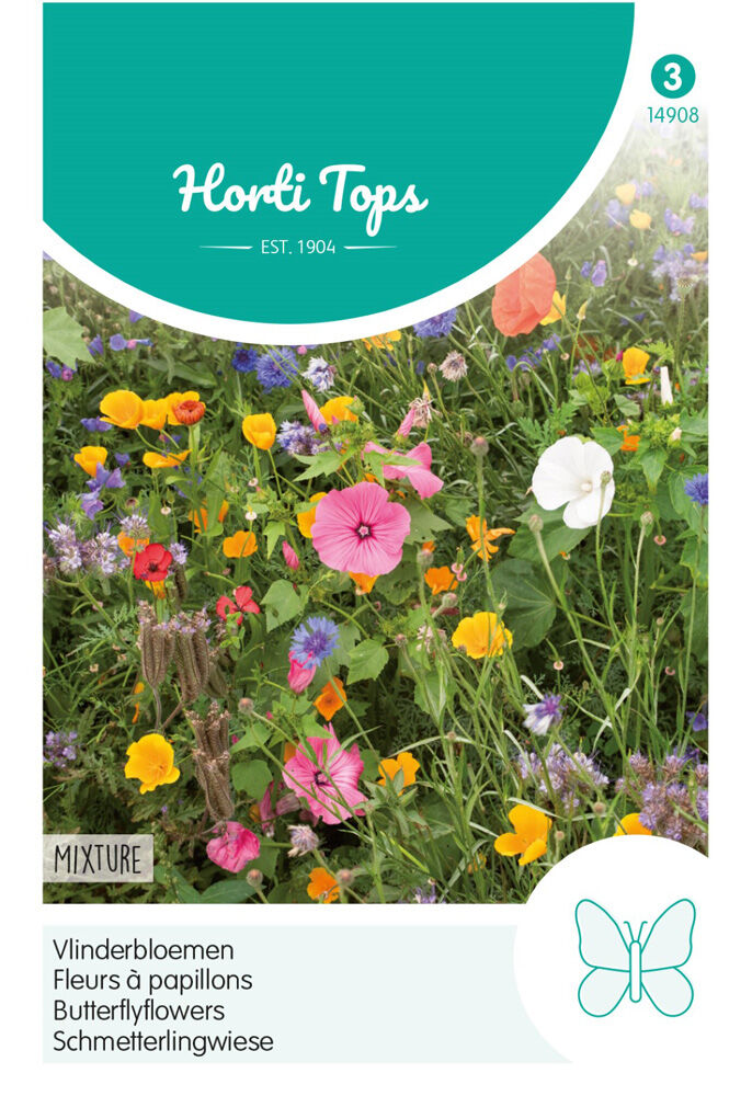 Hortitops Mengsel voor Vlinders - Bloemzaden Hortitops Mengsel voor Vlinders - Bloemzaden