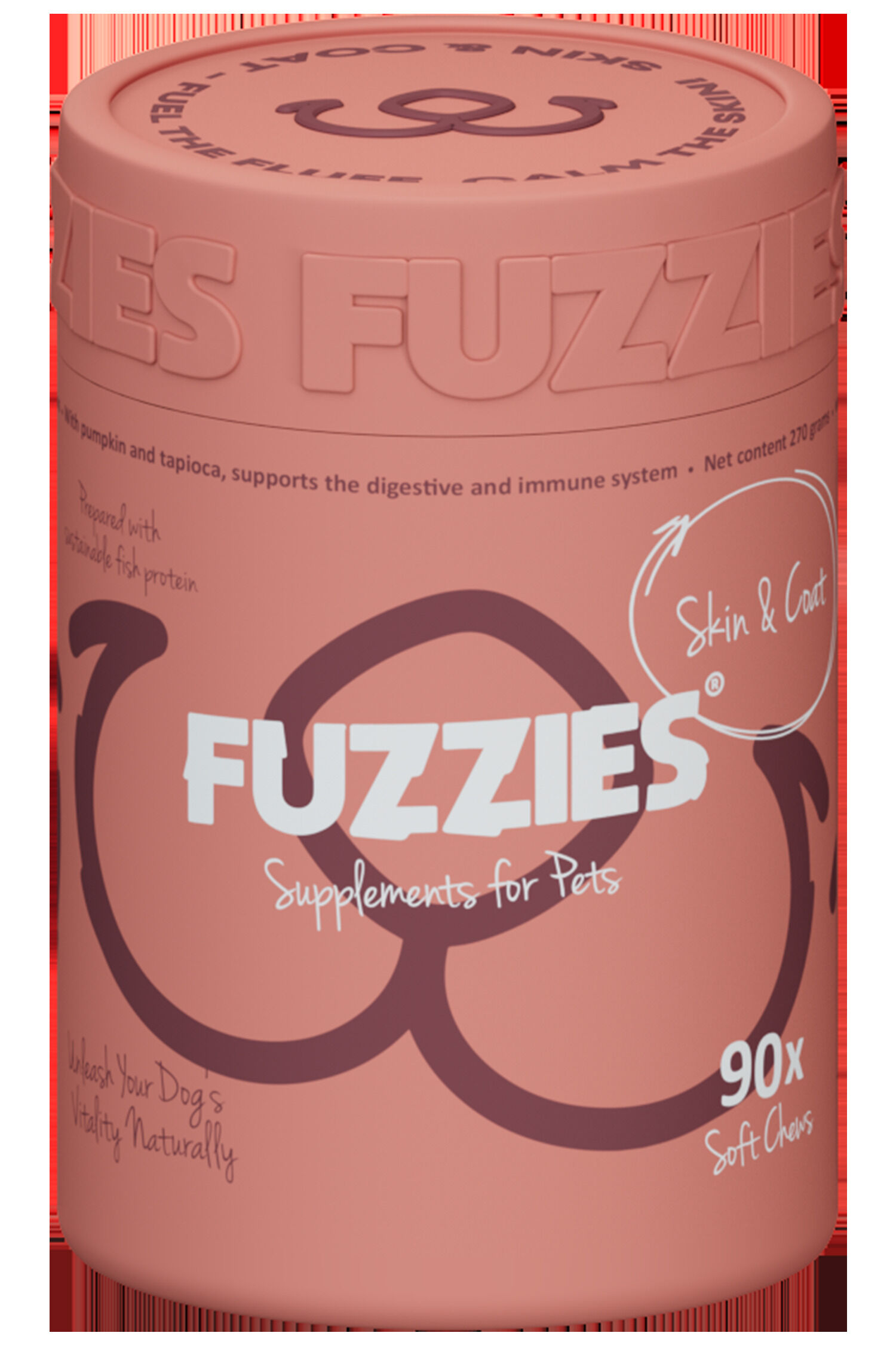 Fuzzies Huid en Vacht - Hondensnack Fuzzies Huid en Vacht - Hondensnack