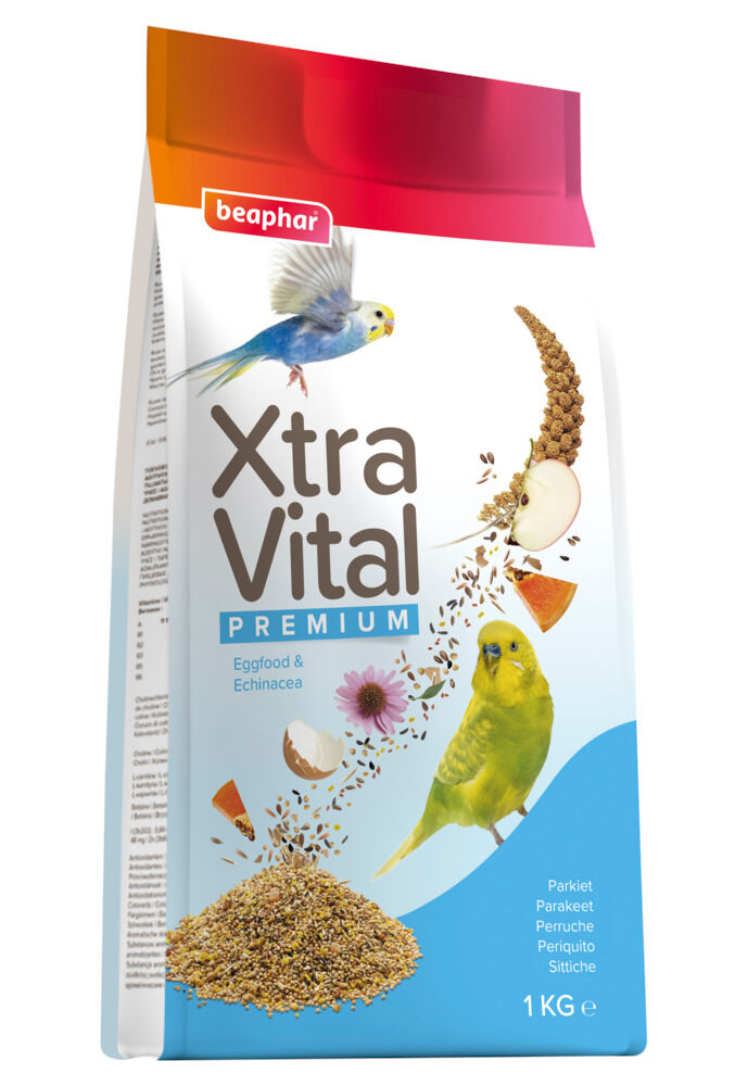 Beaphar Xtra Vital  Parkiet - Vogelvoer - 1 Kilogram - Volledig voer