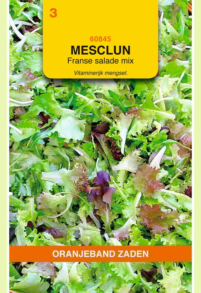 Oranjeband zaden Mesclun Franse Salade Mix - Groentezaden