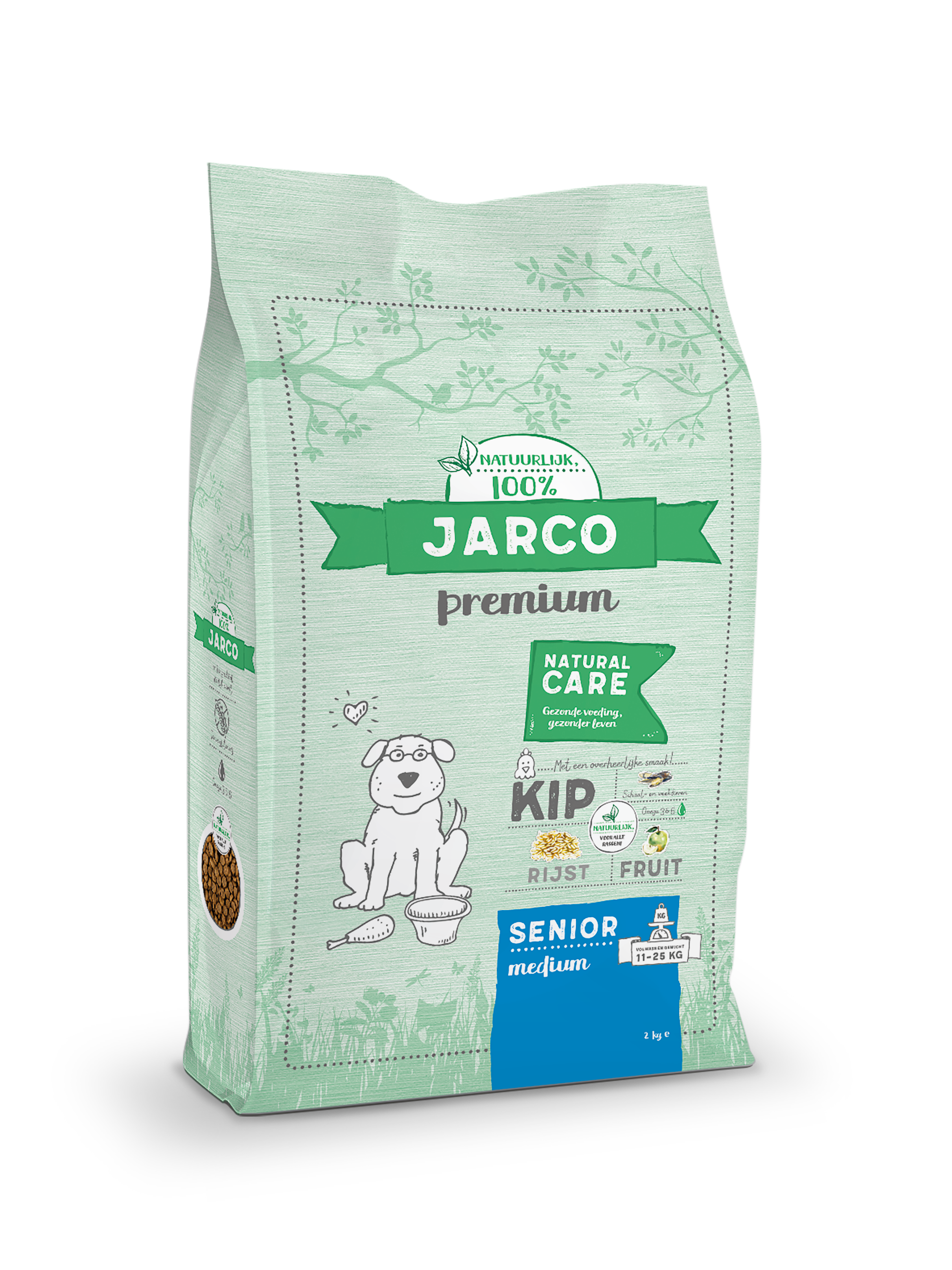 Jarco Dog Medium Senior - Hondenvoer - 2 Kilogram - kip