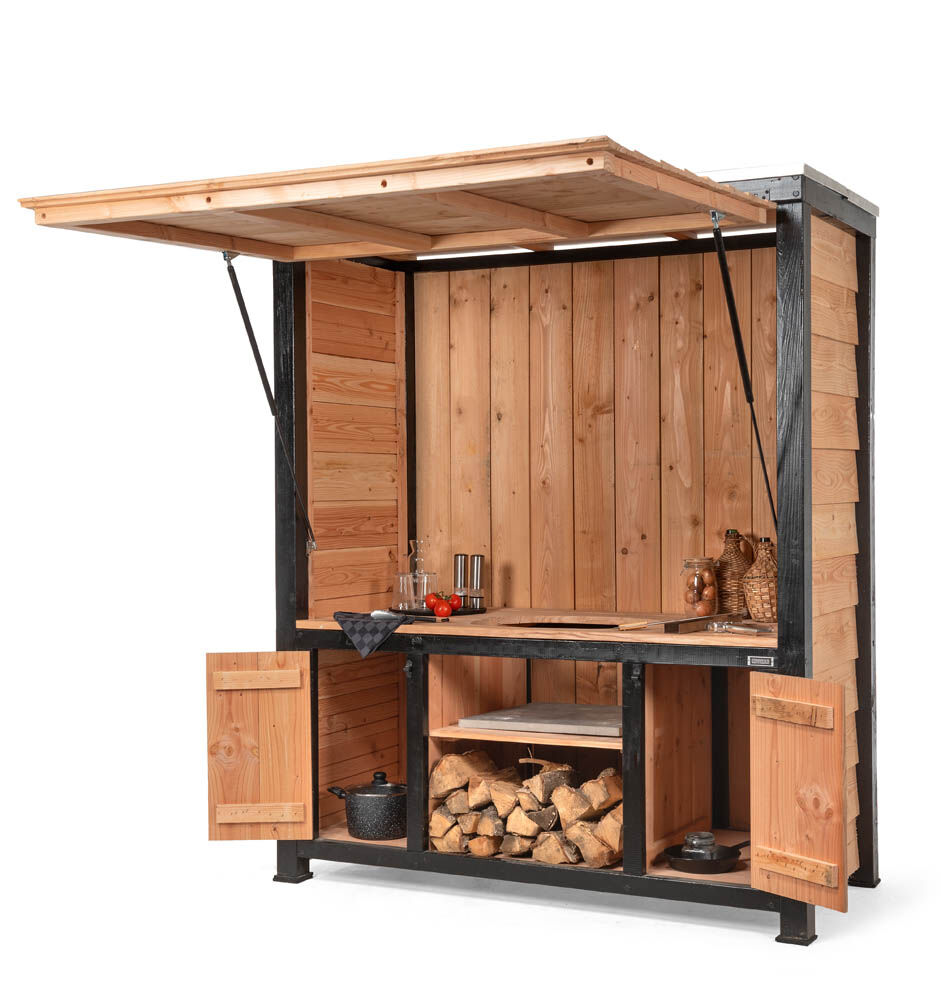 Volente Cody - Buitenkeuken - Bruin - 1x190x90 cm
