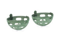 Beeztees Snackbal - Kippenvoerbak - Grijs Groen - 15x15x15 cm