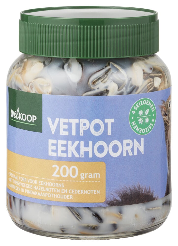 Welkoop Aanvullend Eekhoorn voer - Vetpot