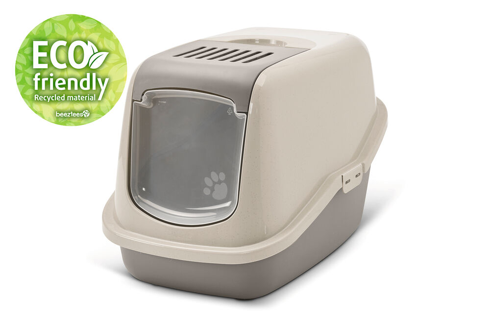 Savic Nestor Happy Planet - Kattenbak - Grijs - 39x39x56 cm Savic Nestor Happy Planet - Kattenbak - Grijs - 39x39x56 cm