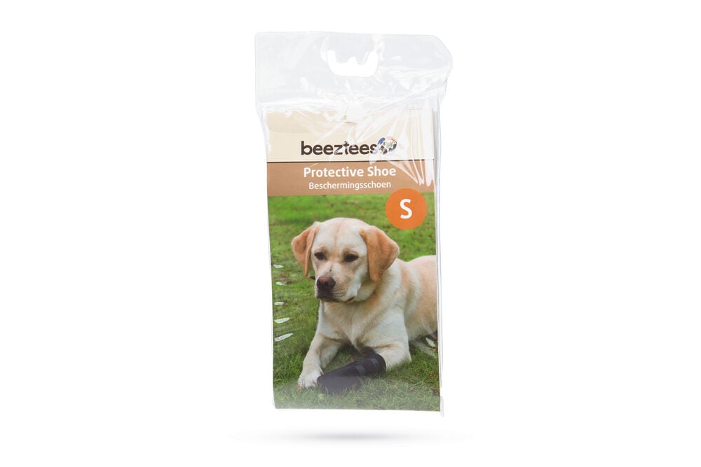 Beeztees - Beschermingsschoen Hond - 2 Stuks - Zwart - S