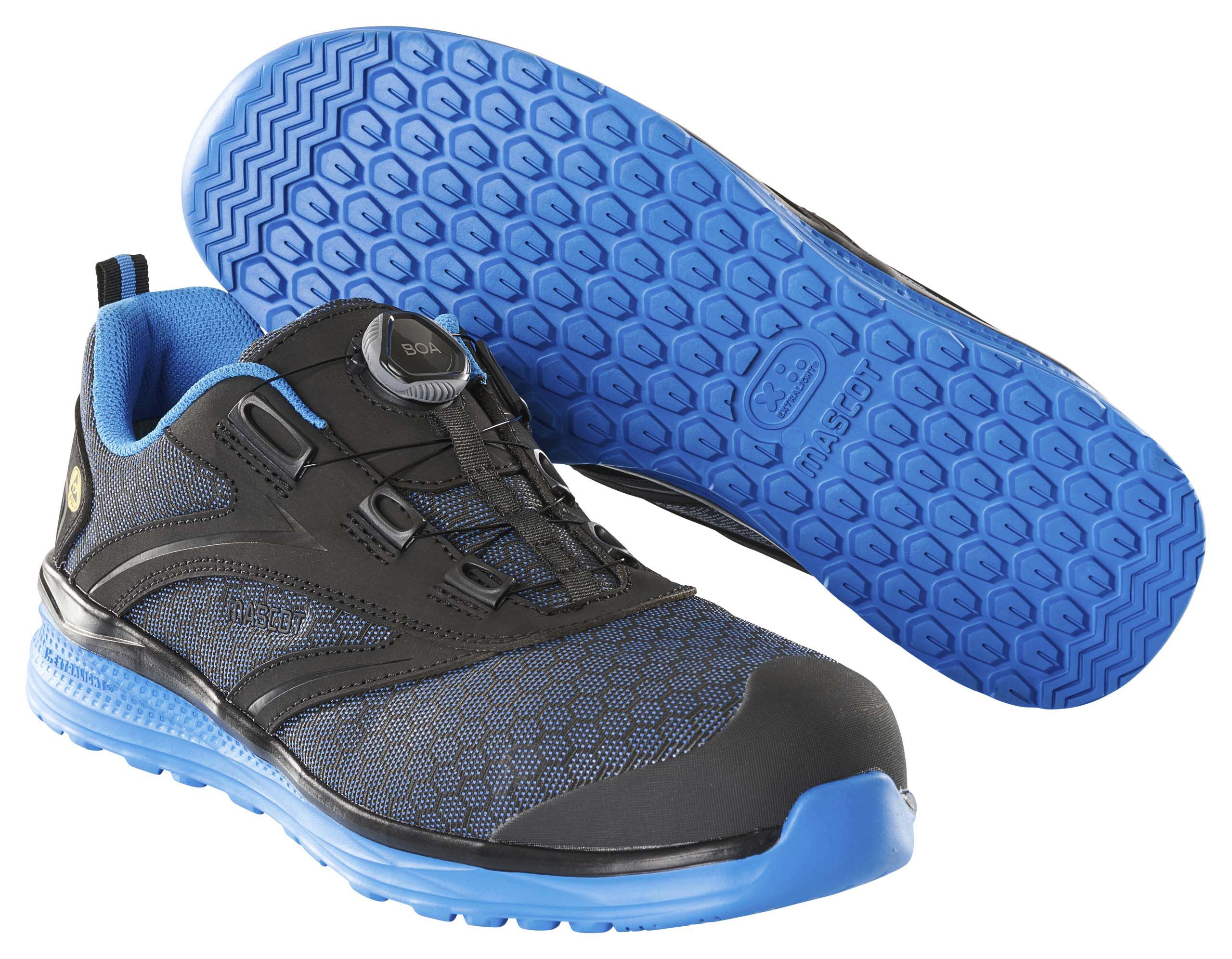 Mascot Carbon BOA - Werkschoenen - Zwart / blauw - 39
