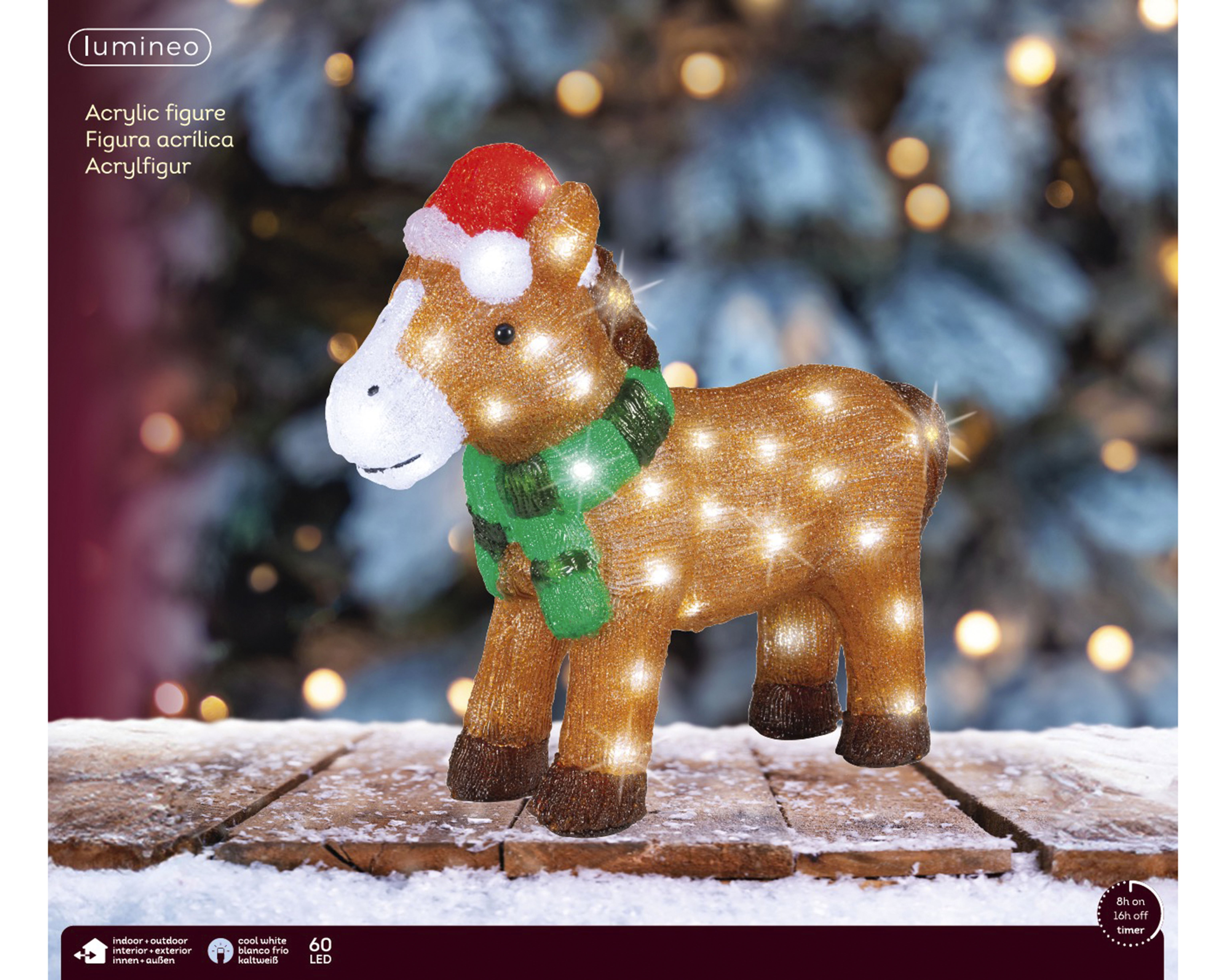 Lumineo LED Paard - Kerstverlichting Lumineo LED Paard - Kerstverlichting