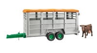 Bruder Veetransportaanhanger met koe 1:16 - Trailers & Aanhangers