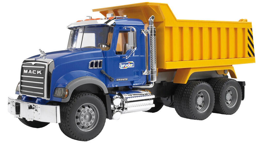 Bruder Mack Granite kiepvrachtwagen 1:16 - Vrachtwagens & auto's Bruder Mack Granite kiepvrachtwagen 1:16 - Vrachtwagens & auto's